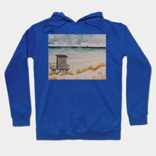 Lifeguard station at the pier Hoodie